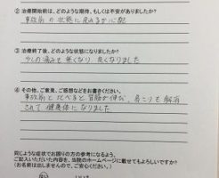 事故前と比べると、健康体になりました