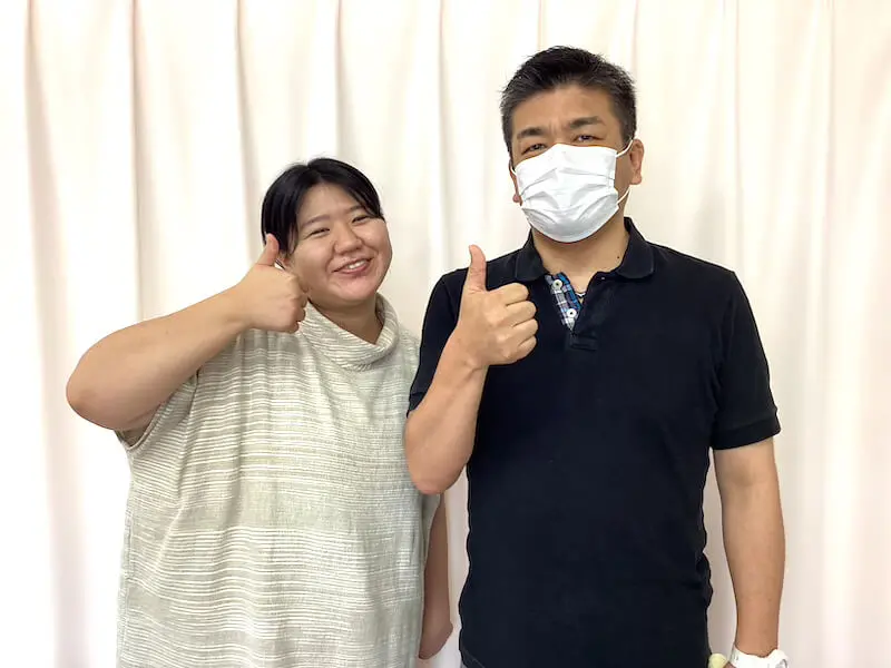 お客様とスタッフの写真